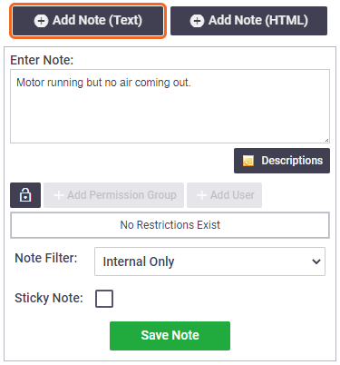 Adding A Note Articles